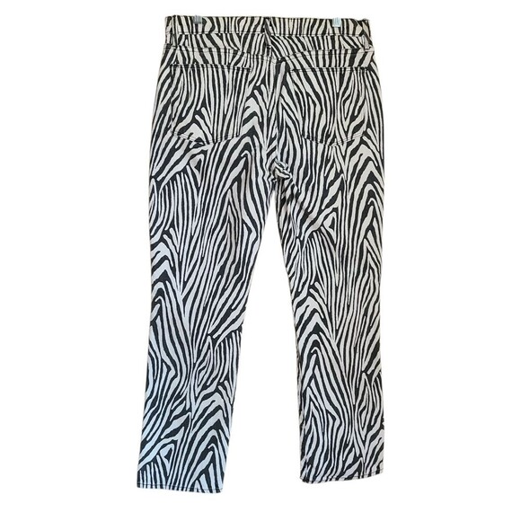 frame denim zebra print le high straight jeans womens size 29 - Picture 3 of 8